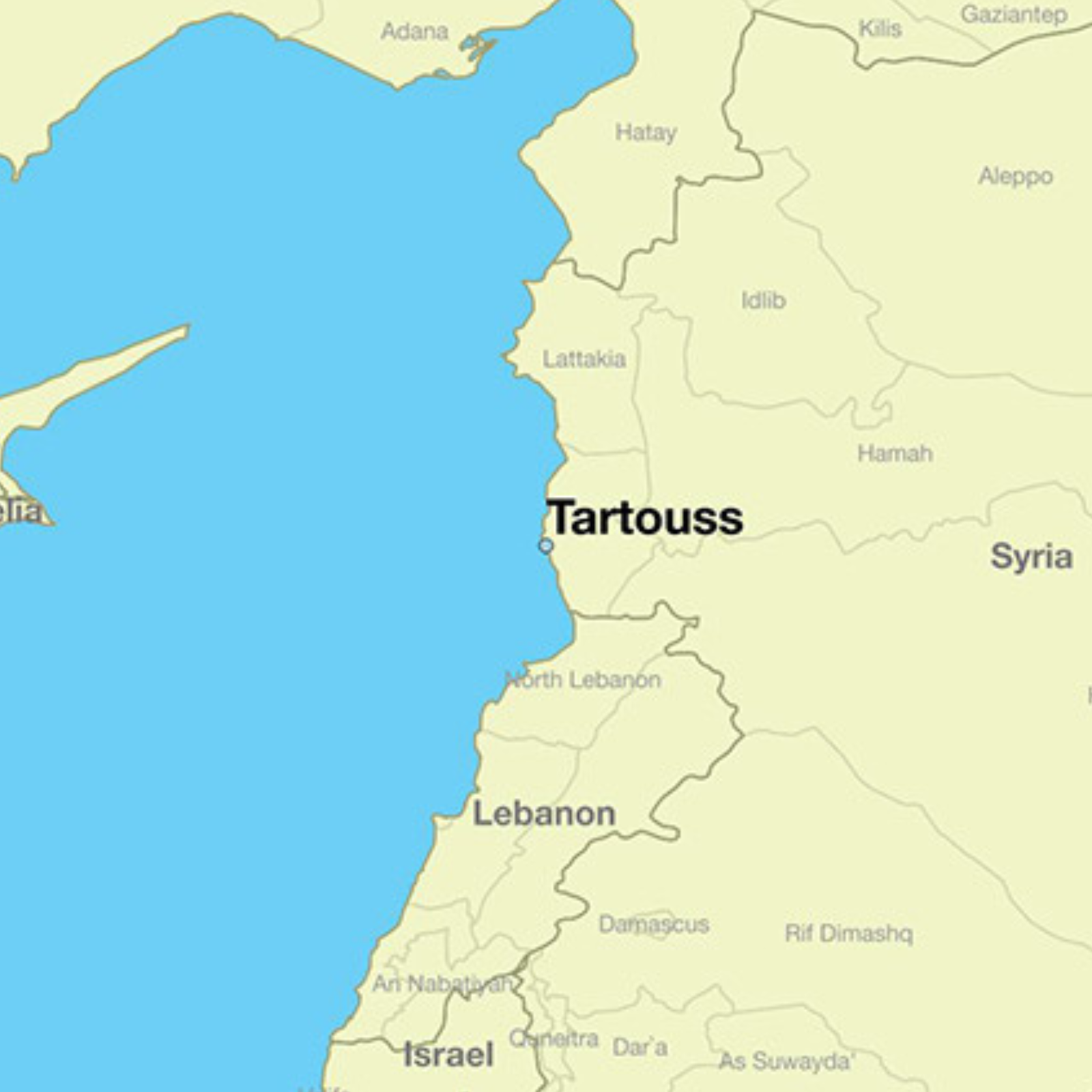 Tartus port in Syria gets investment from DP world a Dubai based company for port development.