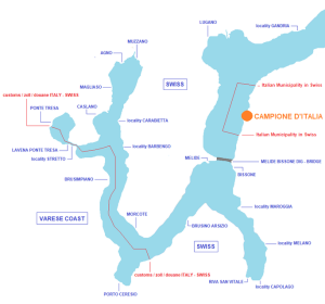 Campione d'Italia and Exclave and Enclave