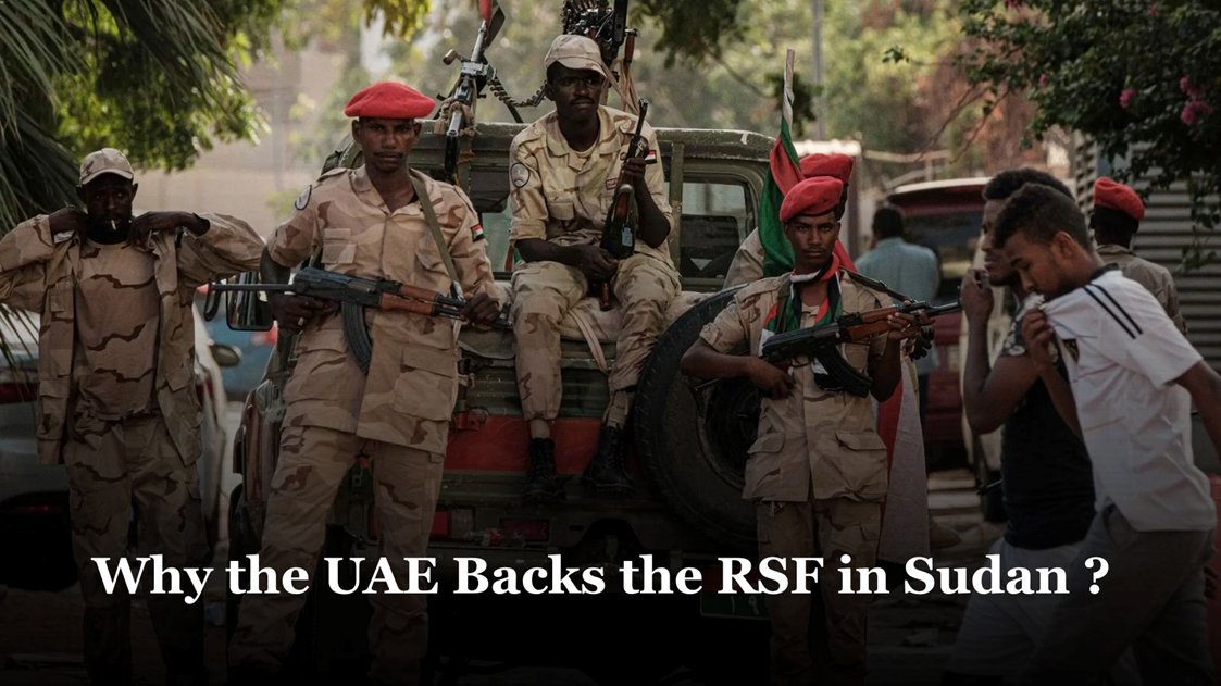 why the UAE backs RSF